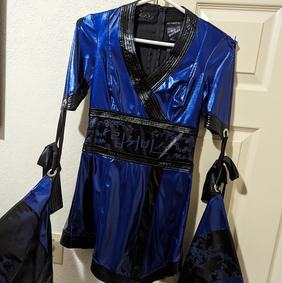 Lip Service Vice Vinyl PVC Kimono Minidress XS - Picture 6 of 13